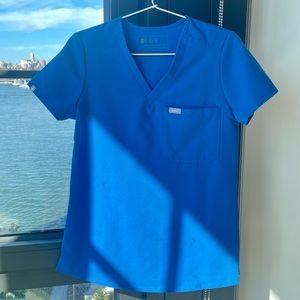 FIGS Royal Blue Catarina Scrub Top